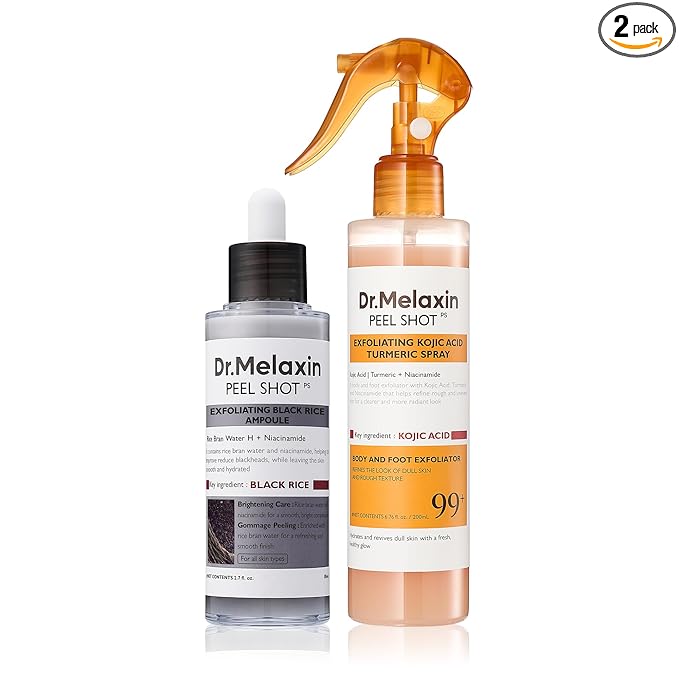 KIT MELAXIN (ACLARANTE + EXFOLIANTE ARROZ)