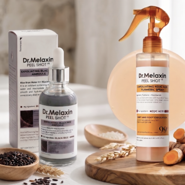 KIT MELAXIN (ACLARANTE + EXFOLIANTE ARROZ)